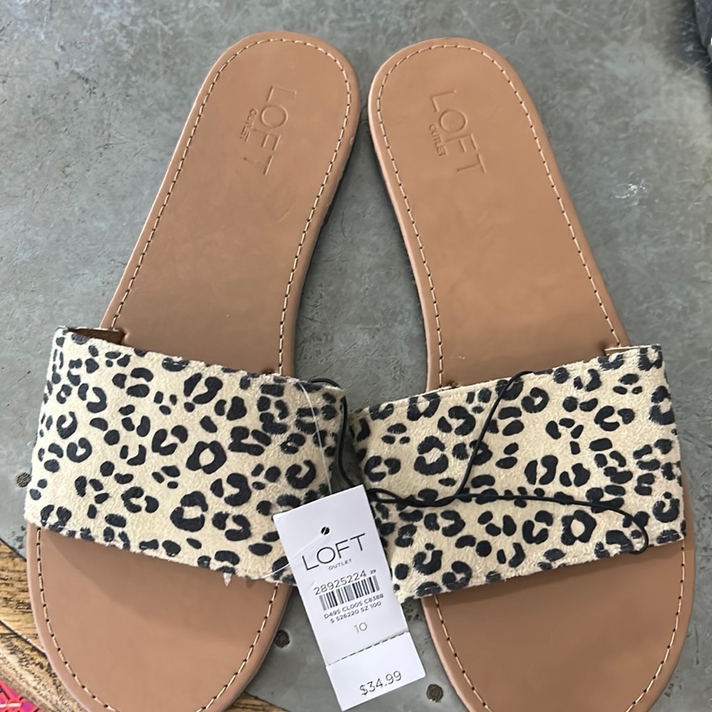 ✨Loft Leopard Print Sandals | ✨New with tags!